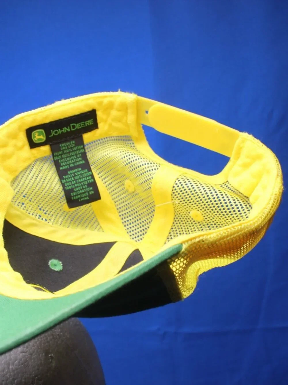 Vintage John Deere Hat Cap Youth Snapback Green Yellow  Kids Trucker Snap Back